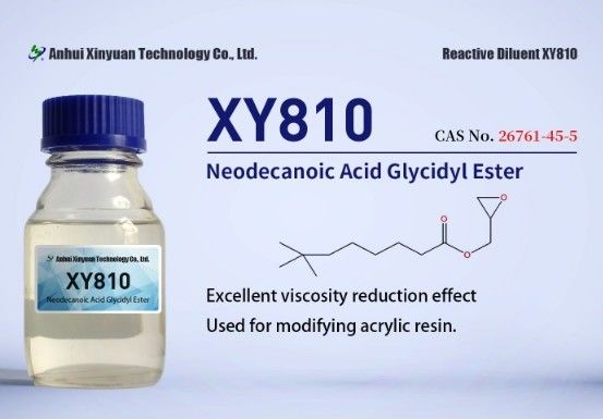 Acido neodecanoico estere glicidilico XY810 CAS 26761-45-5 DILUENTE NELL'EPOXIO, POLYESTER O RESINA ACRILICA
